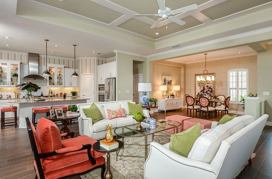 Furnished interior view inside a new home in Canoe Creek, Parrish (Image 6).