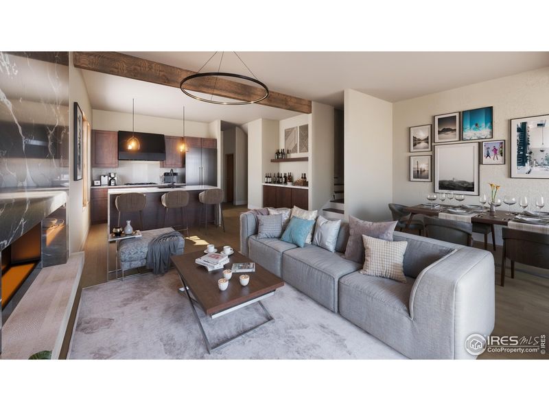 Furnished interior view inside a new home in , Winter Park (Image 5).