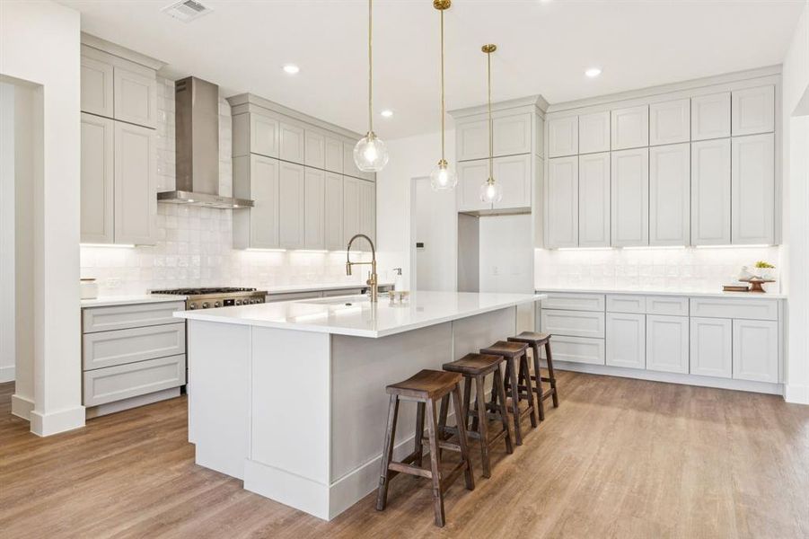 Furnished interior view inside a new home in , Justin (Image 16).