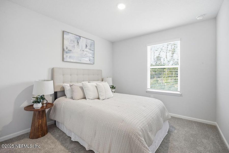 Furnished interior view inside a new home in Kings Landing, Jacksonville (Image 8). Furnished interior view inside a new home in Kings Landing, Jacksonville (Image 8).