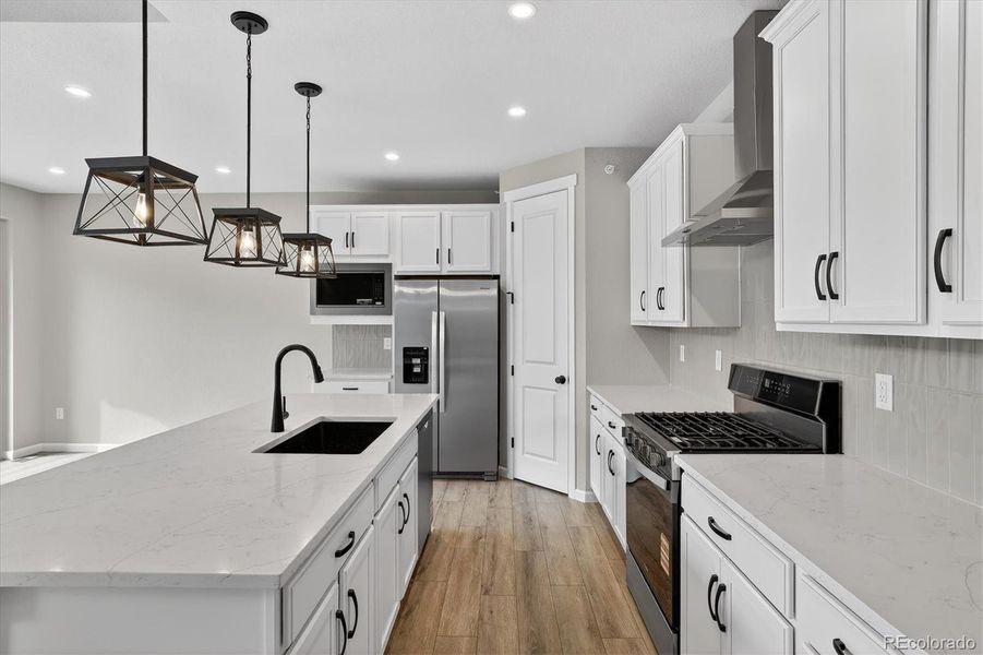 Furnished interior view inside a new home in Deer Creek, Littleton (Image 7).