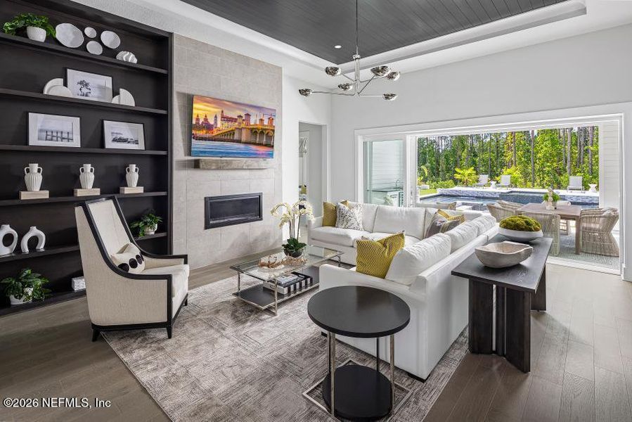 Furnished interior view inside a new home in , St. Augustine (Image 4).