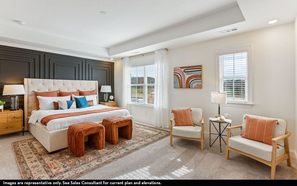 Furnished interior view inside a new home in McCain's Station, Gallatin (Image 18).