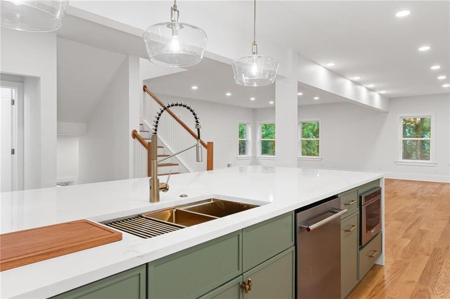 Furnished interior view inside a new home in , Atlanta (Image 7).