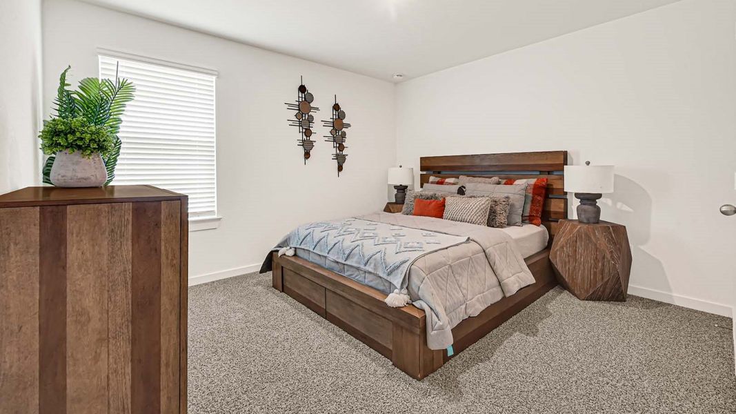 Furnished interior view inside a new home in Tamarron, Fulshear (Image 17).
