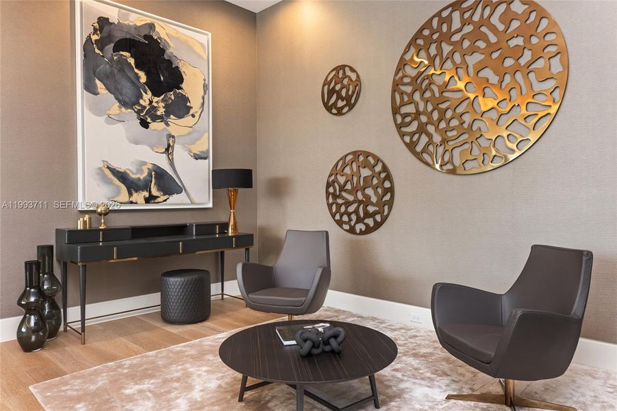 Furnished interior view inside a new home in , Fort Lauderdale (Image 10).