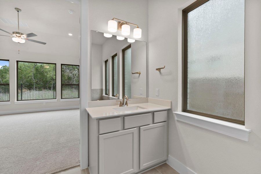 Primary Bath retreat with dual vanities