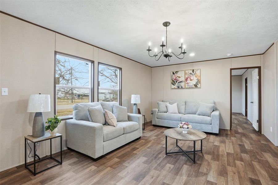 Furnished interior view inside a new home in , Godley (Image 11).