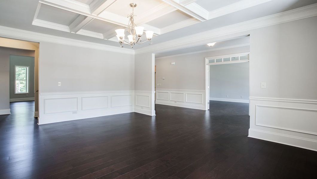 Representative unfurnished interior of a home built from the Edinburgh by D.R. Horton in Thalley Creek Estates, Cumming (Image 17).