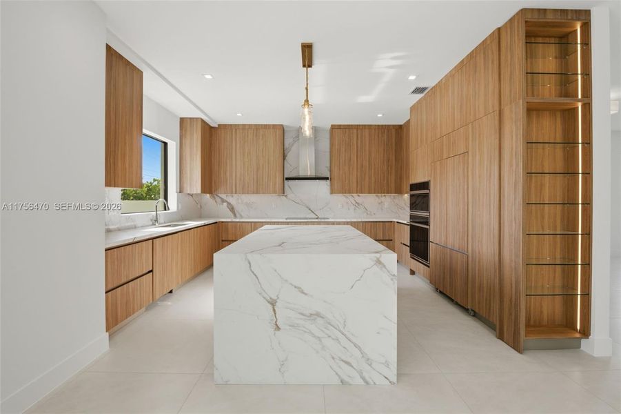 Furnished interior view inside a new home in , Miami (Image 15).