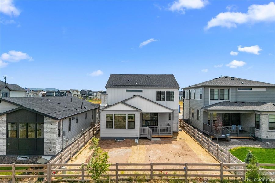 Front exterior of a new home in Harmony at Sterling Ranch, Littleton, CO, highlighting curb appeal (Image 21).