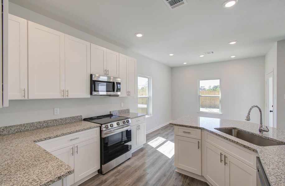 Furnished interior view inside a new home in , Houston (Image 9). Furnished interior view inside a new home in , Houston (Image 9).