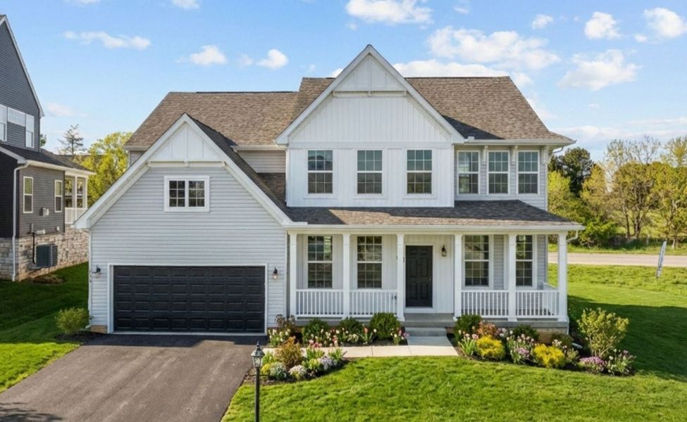 Representative exterior photo of a completed home built from the Magnolia by Keystone Custom Homes in Lakestone Cove, Belmont, NC (Image 21).
