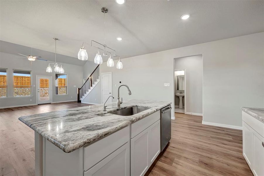 Furnished interior view inside a new home in Sagebrook, Argyle (Image 11).