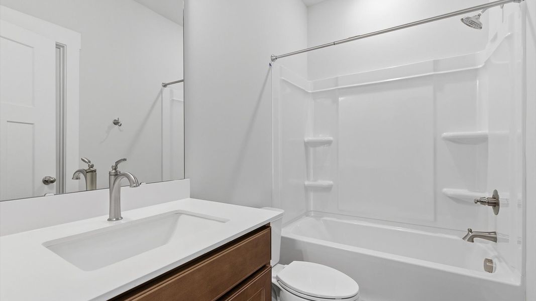 Furnished interior view inside a new home in Kayfield at Midway, Anderson (Image 17).