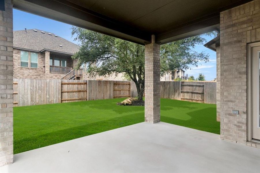 Large Covered Patio