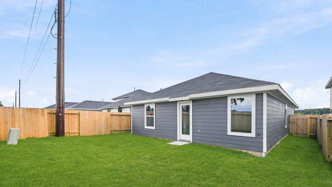 Exterior details and patio area of a home in Sunset Valley, Hockley (Image 2). Exterior details and patio area of a home in Sunset Valley, Hockley (Image 2).