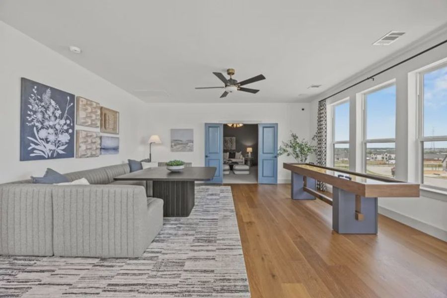 Furnished interior view inside a new home in Uptown Celina, Celina (Image 23).