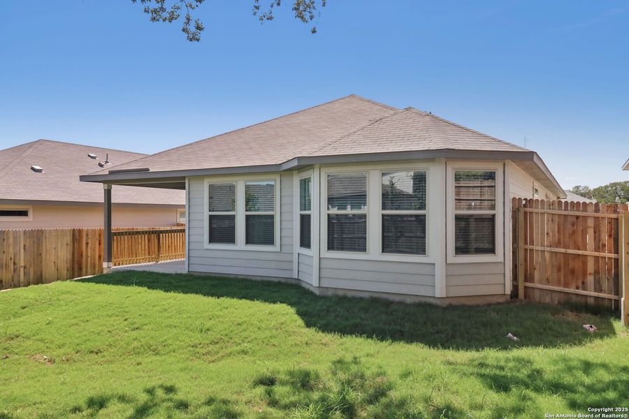 Front exterior of a new home in Scenic Crest - Premier Series, Boerne, TX, highlighting curb appeal (Image 22).