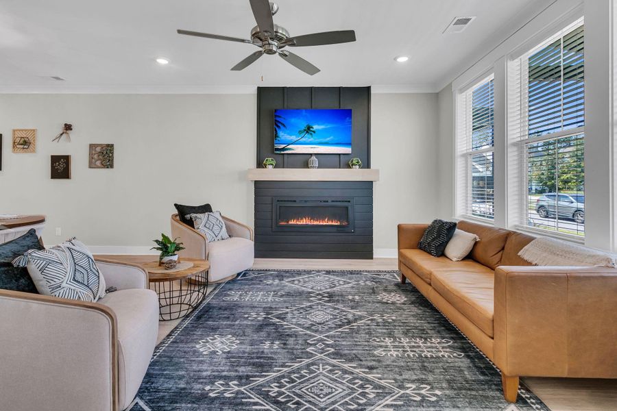 Furnished interior view inside a new home in , Summerville (Image 9).