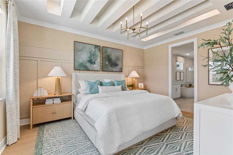 Furnished interior view inside a new home in Cassata Lakes, Nokomis (Image 23).