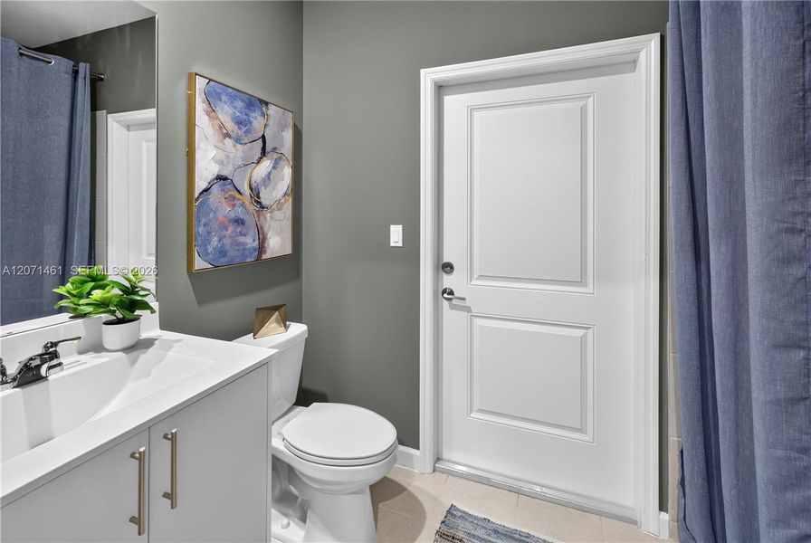 Furnished interior view inside a new home in Acacia Groves, Miami (Image 12).