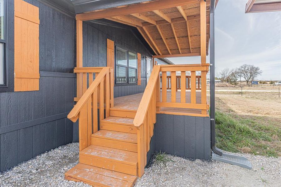Exterior details and patio area of a home in , Sherman (Image 24).
