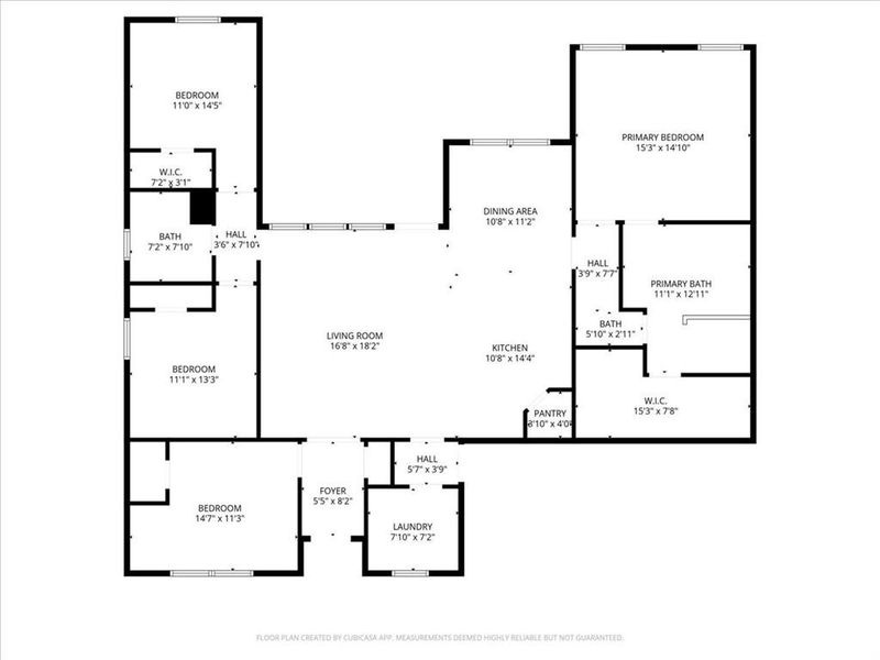 2D floor plan layout of this home in , Fort Worth, TX (Image 3).