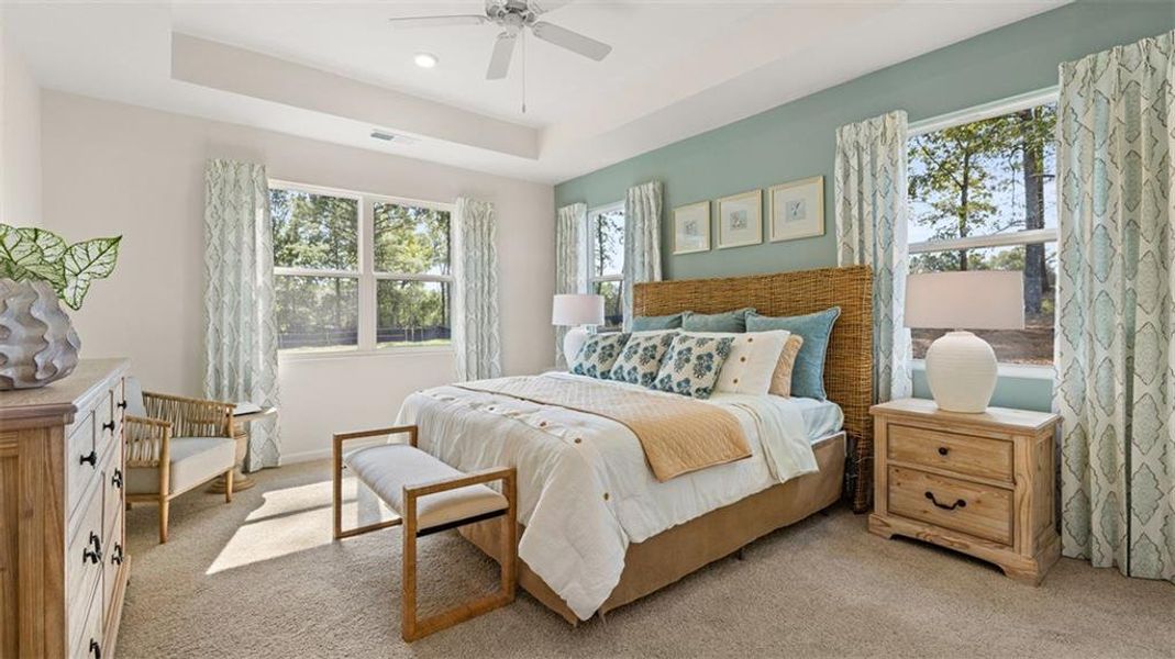 Furnished interior view inside a new home in Jackson Landing, Jefferson (Image 43).