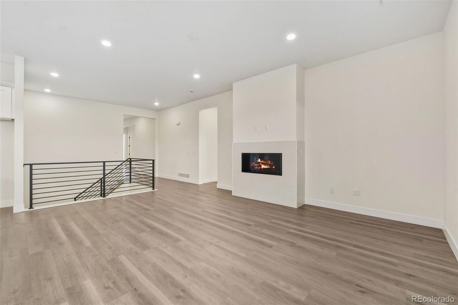 Spacious, unfurnished interior of a new home in Festival at RainDance, Windsor (Image 14). Spacious, unfurnished interior of a new home in Festival at RainDance, Windsor (Image 14).