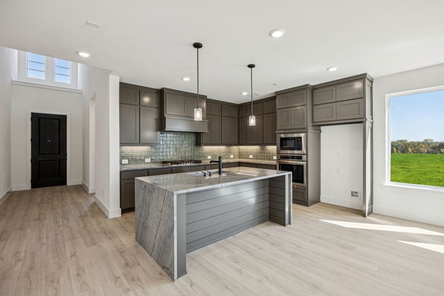 Representative furnished interior of a home built from the Percy by Normandy Homes in Rainwater Crossing, Celina (Image 9).