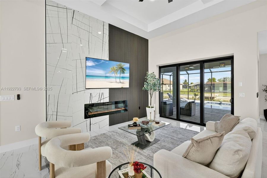 Furnished interior view inside a new home in , Cape Coral (Image 5).