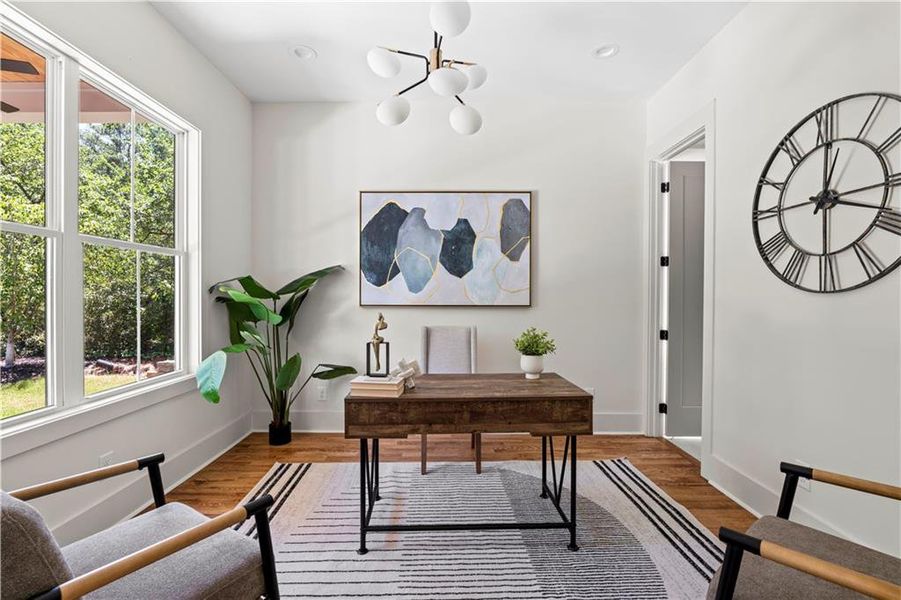 Furnished interior view inside a new home in , Decatur (Image 9). Furnished interior view inside a new home in , Decatur (Image 9).