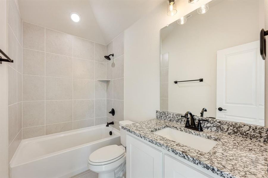 Furnished interior view inside a new home in Glenwood Meadows, Denton (Image 8). Furnished interior view inside a new home in Glenwood Meadows, Denton (Image 8).