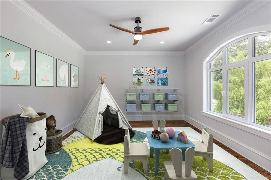 Furnished interior view inside a new home in , Roswell (Image 13).