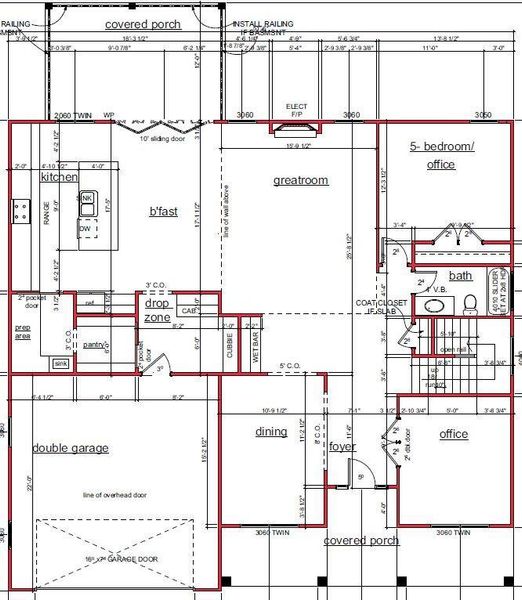 2D floor plan layout of this home in , Buford, GA (Image 3).