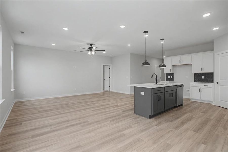 Spacious, unfurnished interior of a new home in The Park at Brighton, Locust Grove (Image 16).