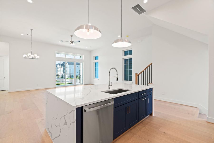 Furnished interior view inside a new home in , Houston (Image 5).