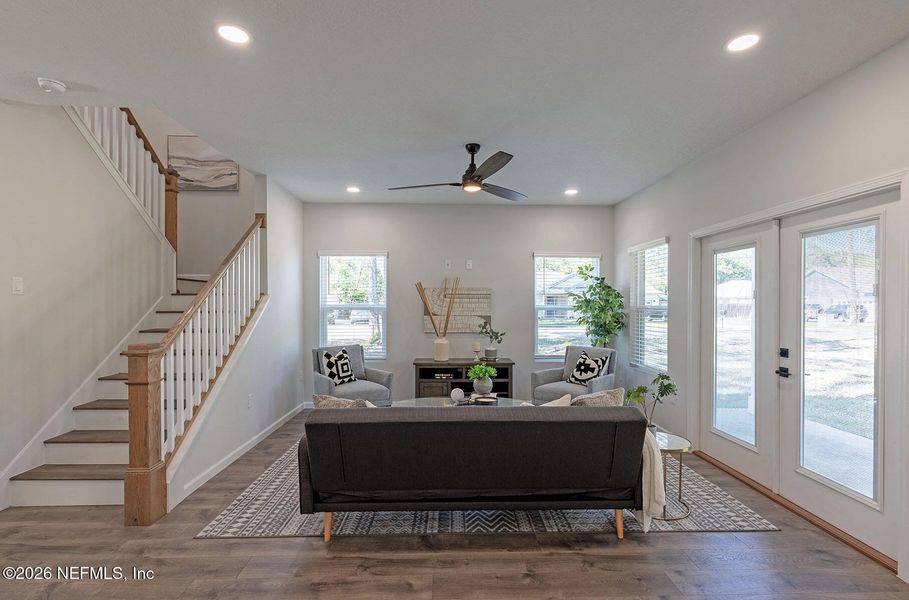 Furnished interior view inside a new home in , St. Johns (Image 16).