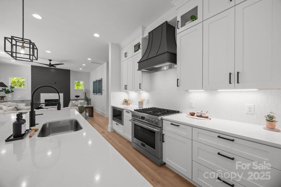 Furnished interior view inside a new home in , Charlotte (Image 28).