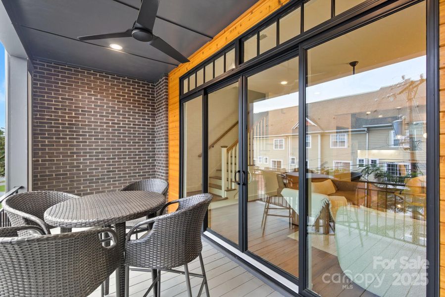 Exterior details and patio area of a home in , Charlotte (Image 2). Exterior details and patio area of a home in , Charlotte (Image 2).