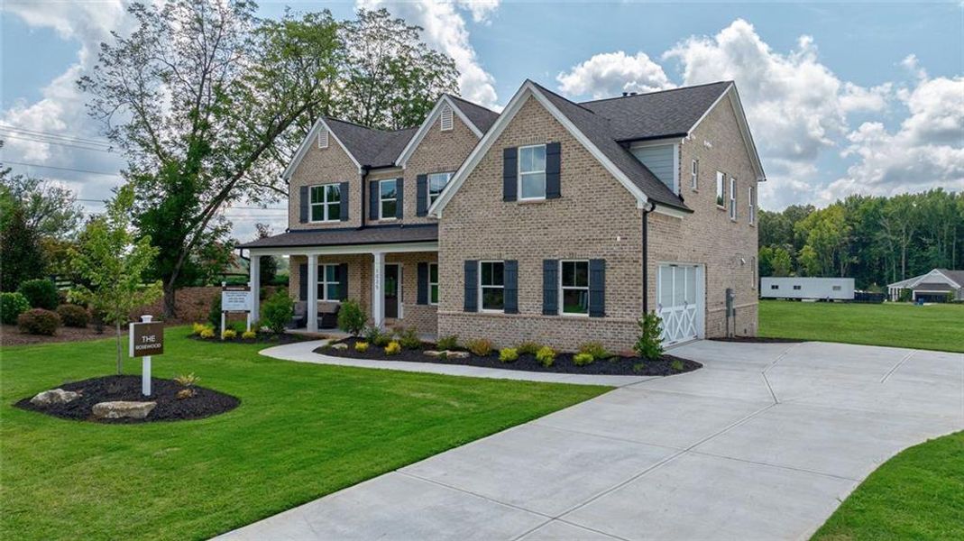 Front exterior of a new home in , Watkinsville, GA, highlighting curb appeal (Image 34).