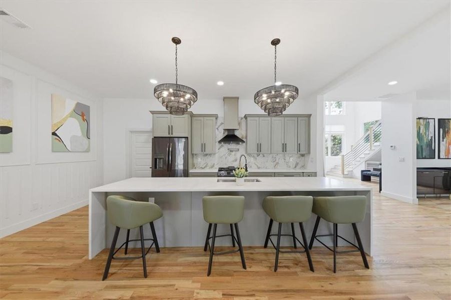Furnished interior view inside a new home in , Atlanta (Image 8).