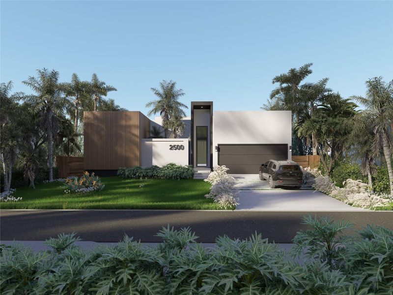 Front exterior of a new home in , Wilton Manors, FL, highlighting curb appeal (Image 13). Front exterior of a new home in , Wilton Manors, FL, highlighting curb appeal (Image 13).