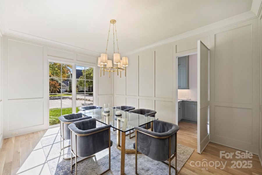 Furnished interior view inside a new home in , Charlotte (Image 28). Furnished interior view inside a new home in , Charlotte (Image 28).