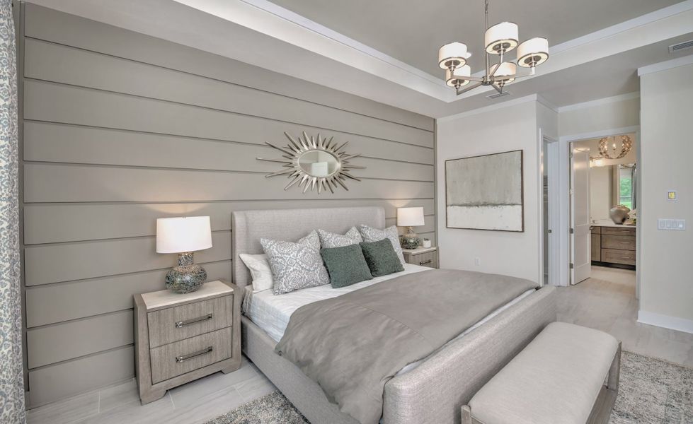 Furnished interior view inside a new home in Oakmont, Gainesville (Image 11). Furnished interior view inside a new home in Oakmont, Gainesville (Image 11).