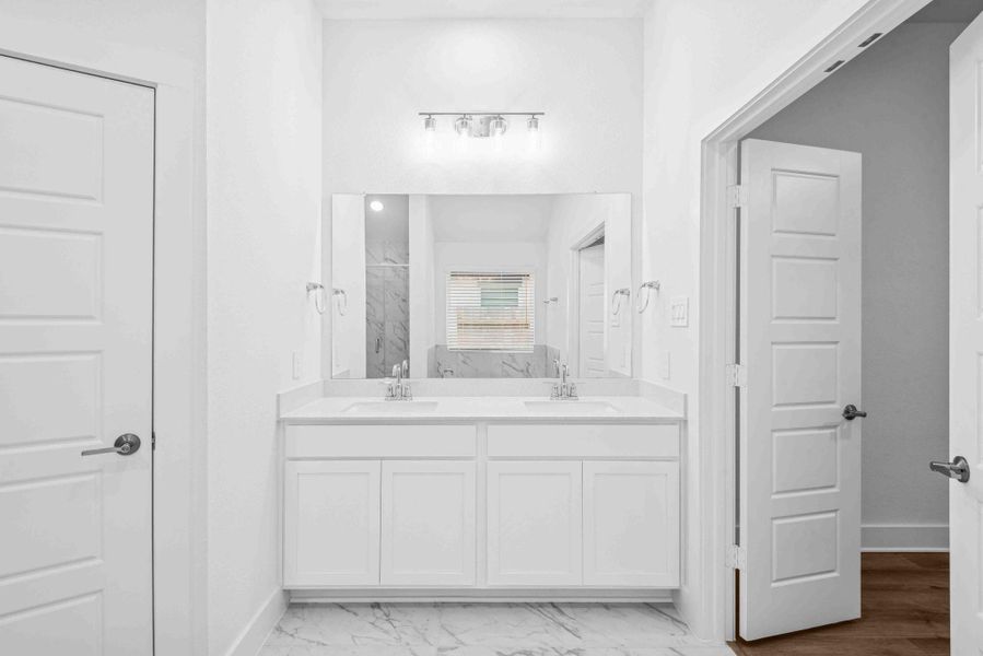 Furnished interior view inside a new home in Sorella, Tomball (Image 13).