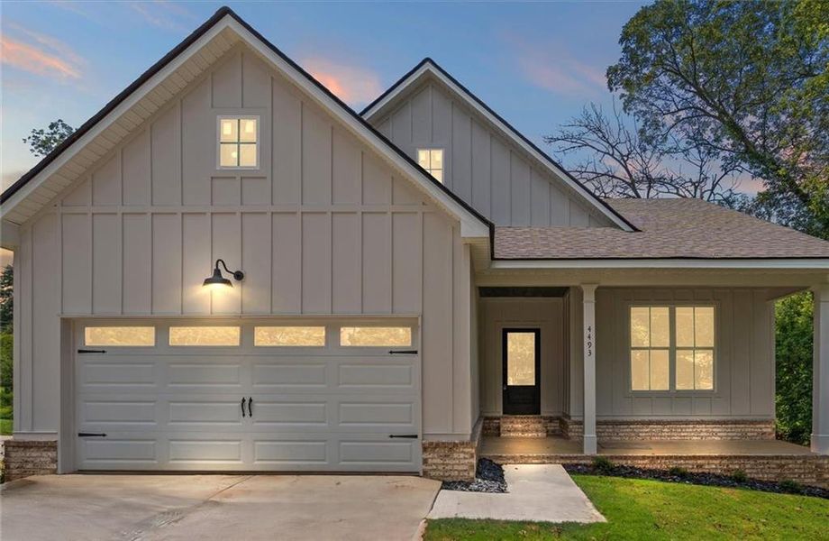 Front exterior of a new home in , Tallapoosa, GA, highlighting curb appeal (Image 25).