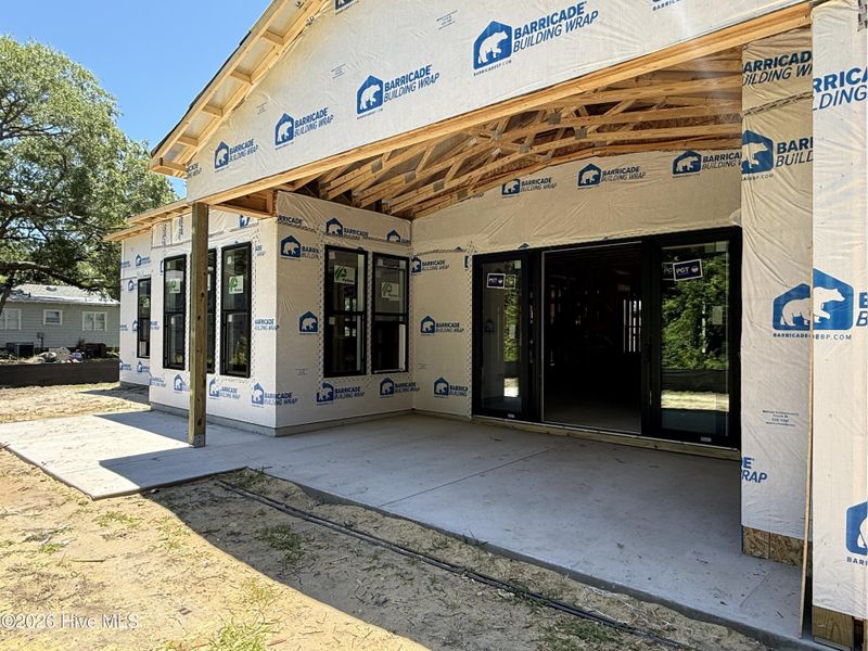 In-progress construction of a new home in East & Mason, Wilmington, NC (Image 21). In-progress construction of a new home in East & Mason, Wilmington, NC (Image 21).
