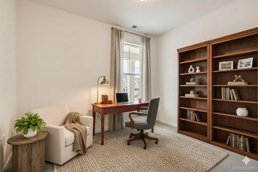 Riverbend Study - Virtually staged photo Riverbend Study - Virtually staged photo